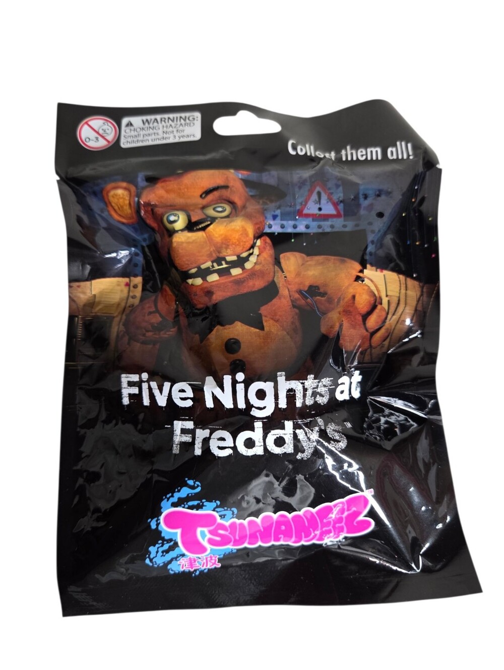 Lot of 3 Pieces Five Nights At Freddy's Tsunameez Keychain Blind Bag New In Bag
